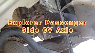 Removal & replacement Ford Explorer passenger side cv axle 2011-2019