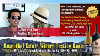 Malibu Vineyards Wine Tasting -- Rosenthal Estate Vinyards