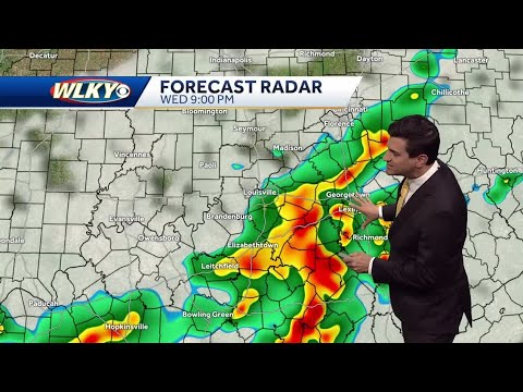 Storm chances going up the next few days - YouTube