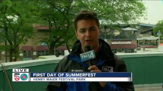 First day of Summerfest 2017