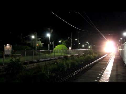 東北本線 白坂駅 ５８３系秋田車 「あいづ」の運行終了 返却回送通過 2016.08.16