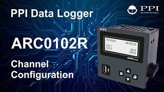 PPI Data Logger | Channel Configuration | ARC0102R