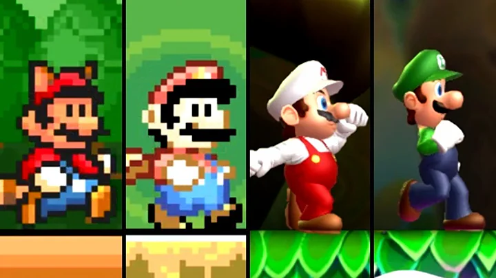 Evolution of Forest/Jungle Levels in 2D  Super Mario Games (1988-2019)