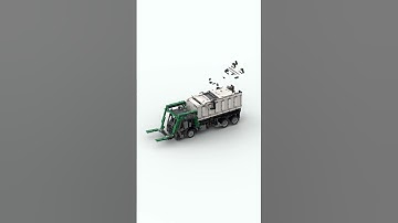 Lego Technic -  Mack LR Garbage Truck 42078 (B) Build Animation