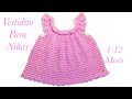 Vestidos a crochet para niñas paso a paso #138 -Crochet for Baby
