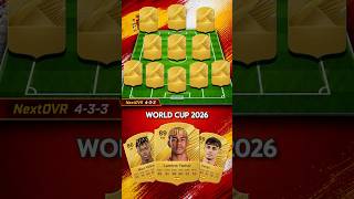 SPAIN WORLD CUP 2026 LINEUP ??#shorts #fifa #spain