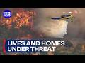 Out-of-control bushfire puts lives and homes under threat in Perth | 9 News Australia