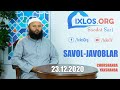 LIVE: Savol-javoblar | 23.12.2020