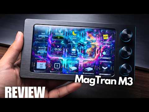 Transparent Keys Shortcut Keyboard with Screen Underneath... VSDInside MagTran M3 Macropad Review