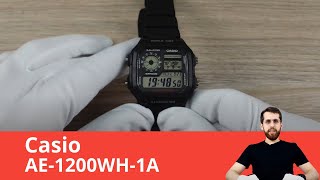 Обзор часов Casio Illuminator AE-1200WH-1A (из фильма 