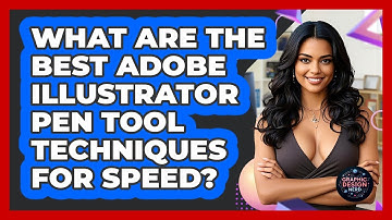 What Are The Best Adobe Illustrator Pen Tool Techniques For Speed? - Graphic Design Nerd