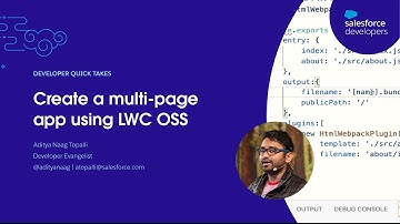 Create a multi-page app using LWC OSS | Developer Quick Takes