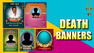 How to Edit death banner in Mobile ||  Telugu || Hd Banner 2022 | @manikiranofficialedits screenshot 5