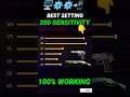 Best Free Fire Sensitivity Settings - MAXIMUM ACCURACY