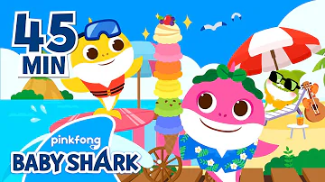 Baby Shark's Summer Collection | +Compilation | Baby Shark Songs | Baby Shark Official
