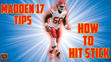 MADDEN 17 DEFENSIVE TIPS: HOW TO TACKLE AND HIT STICK - BEST HIT POWER IS A PLUS!