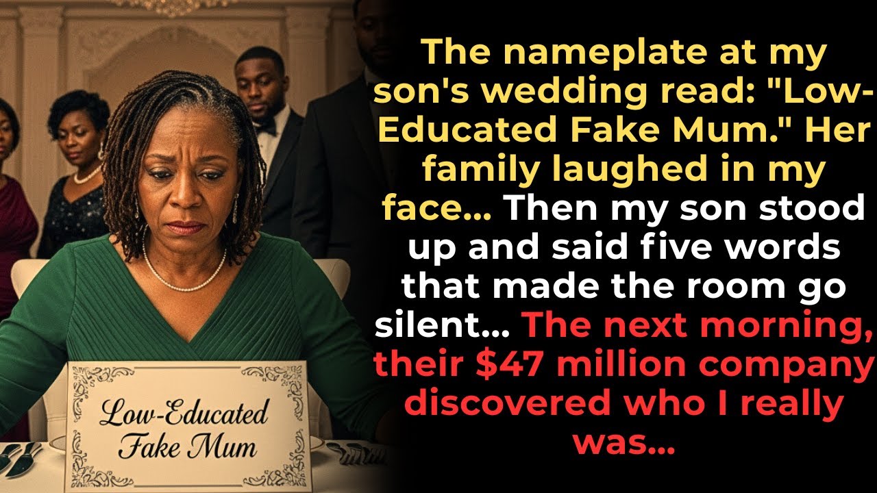 I Attended My Son's Wedding as a Proud Single Mum—But My Nameplate Read 