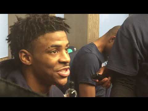 Ja Morant postgame (HOU 107, MEM 100) – Nov. 4, 2019