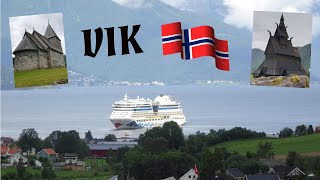 AIDA: Vik Norways Fjorde Juli 2022  Wikingergräber Stabkirche Aidadiva Vikøyri Cruise Sognefjord