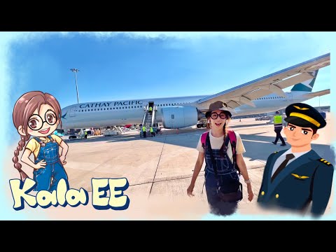 飛機| 香港機場| 交通工具|Learning airliner transportation & airport with Kala EE| 香港交通工具| 廣東話教學| 兒童中文學習| 親子活動