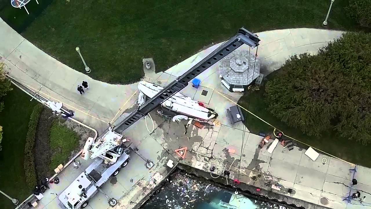 Monroe Harbor Salvage 102015 YouTube