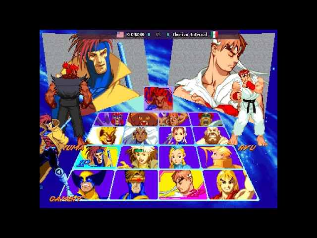 X-Men vs. Street Fighter - 🇺🇸 BLKTRD08 vs 🇲🇽 Chorizo Infernal