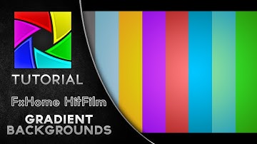 Gradient Background Tutorial - HitFilm