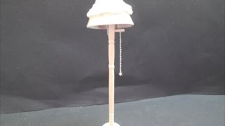 ドールハウス小物 スタンドランプの作り方Dollhouse attachment Way of