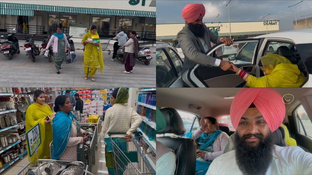 MUMMY TA MAN GHARO GYE TA VIAH C PR RASTE CH AUNDE  TYM SHOPPING