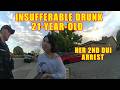 Disrespectful and Insufferable Drunk 21-Year-Old Hits 2 Parked Cars