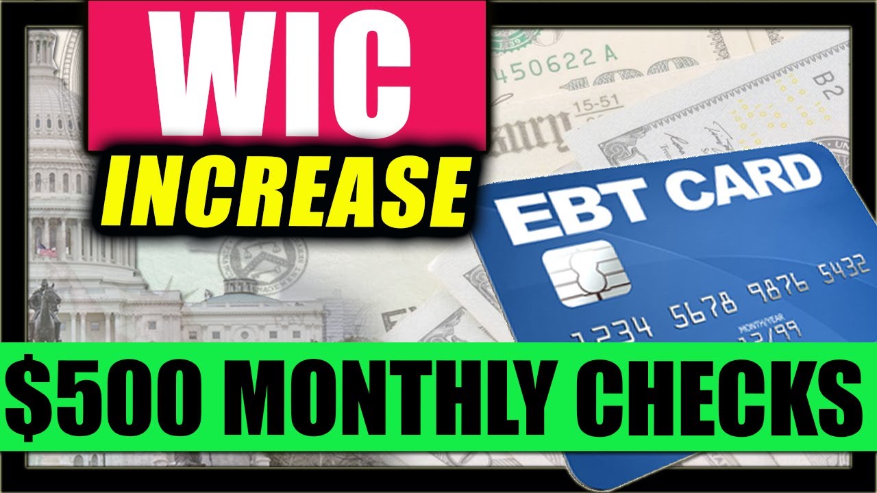 $500 Monthly Payments to Low Income, WIC Increase, D-SNAP benefits are active