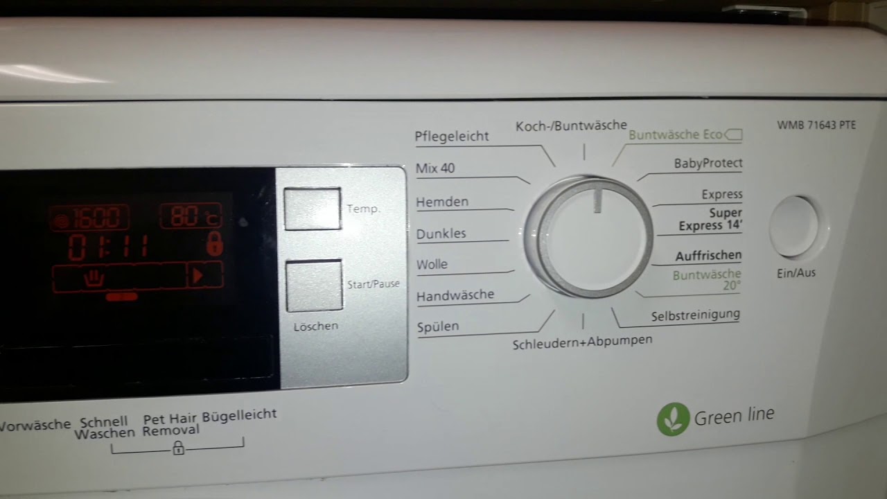 Beko Waschmaschine Wmb 71643 Pte Pumpt Nicht Ab Beko WMB 71643 PTE Waschmaschine - YouTube