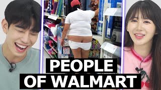 Koreans React to People of Walmart FOR THE FIRST TIME | DIMPLE