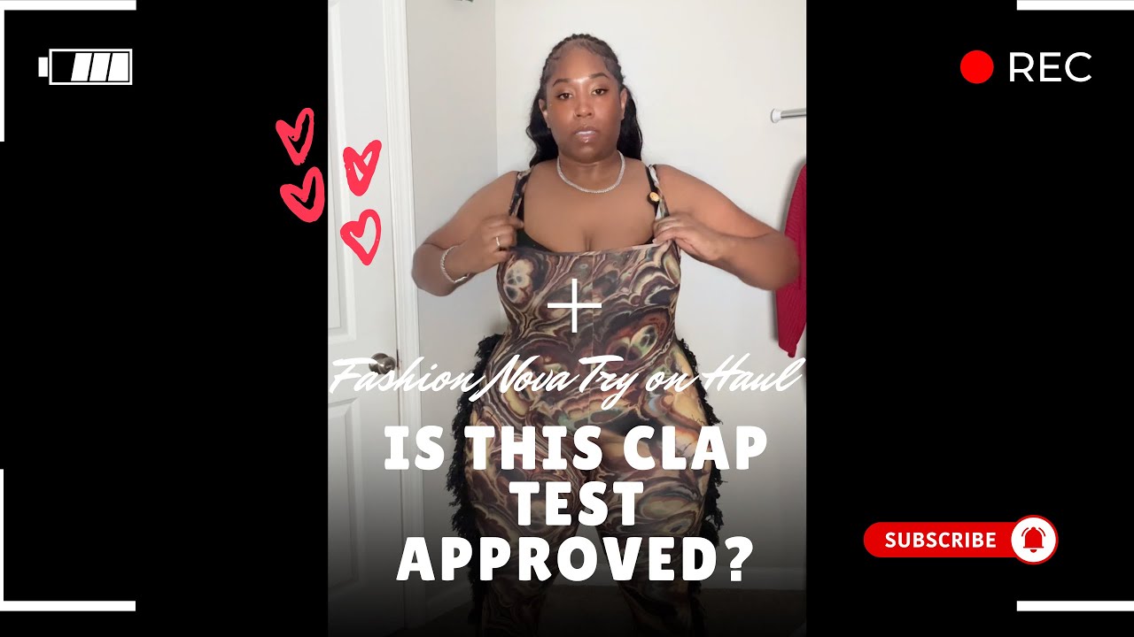 Примерка одежды от Fashion Nova + тест на хлопки в ладоши 👀👏🏽 |