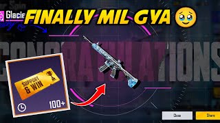 M416 GLACIER मिल ही गया! 😍 100+ Support & Win Tokens Crate Opening! screenshot 4
