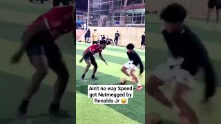 Cristiano Jr Nutmegs IshowSpeed 😂 #shorts