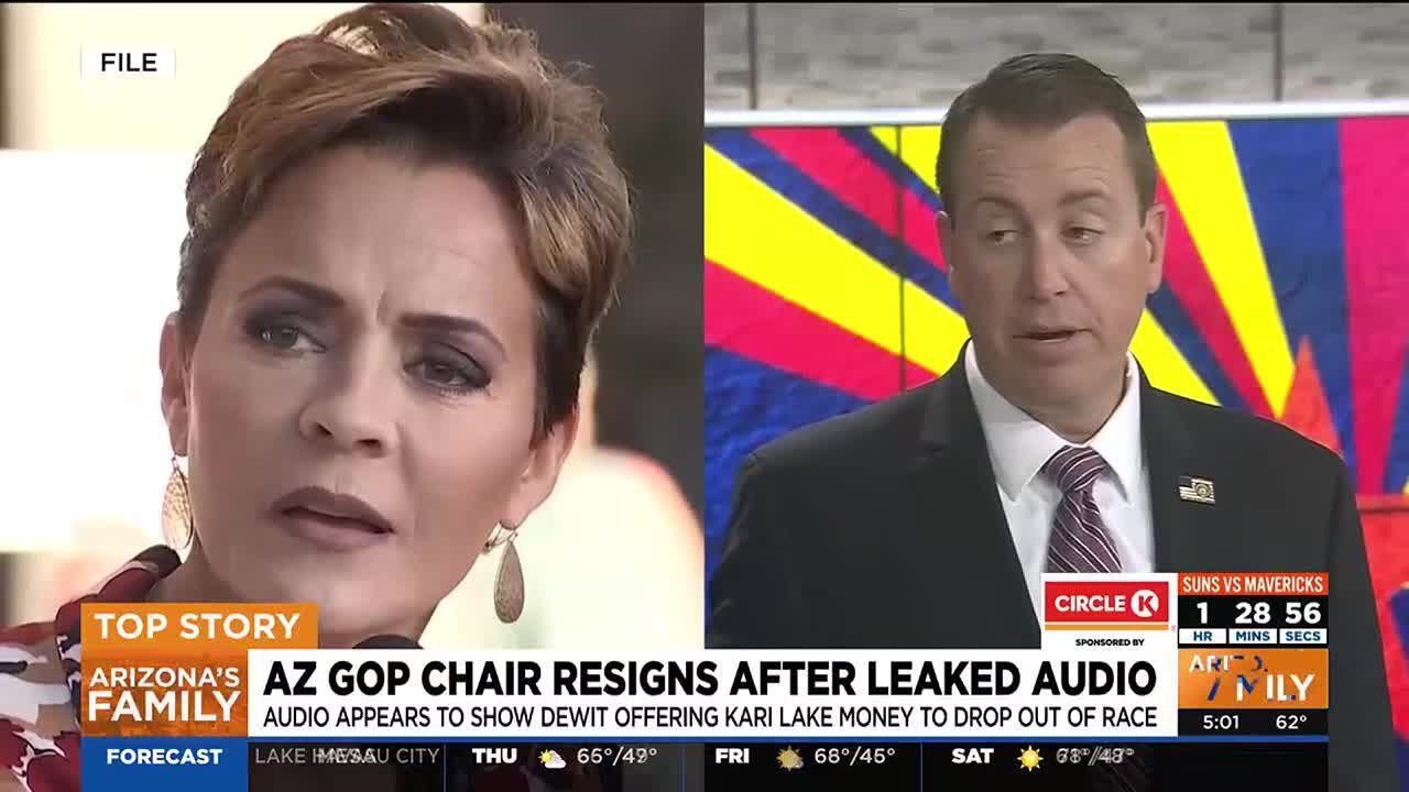 Jeff DeWit accuses Kari Lake of setting him up after leaked audio