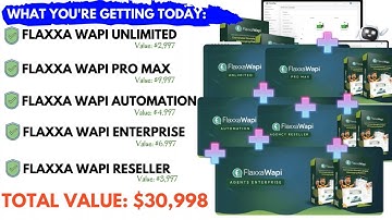 Full Flaxxa Wapi Review + Demo + OTOs (Upgrades) + Bundle + Bonuses | FlaxxaWapi Review