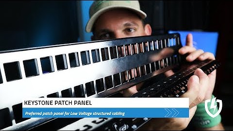 LVN Gold Standard Structured Cabling Course 0.9 Keystone Patch Panel