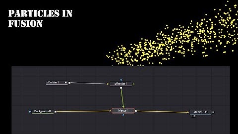 Particle Basics In Fusion | DaVinci Resolve Tutorial