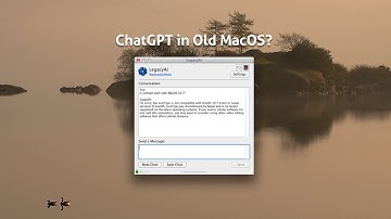 Legacy AI - ChatGPT client for Older Macs!