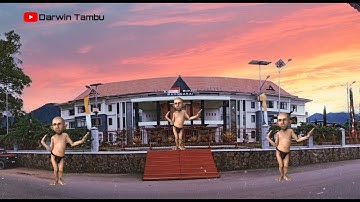 Lucu!! Tuyul joget didepan kantor bupati manggarai