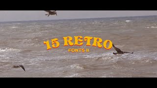 15 RETRO FONTS II