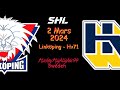 Linkping vs hv71 2 mars 2024  highlights  shl 