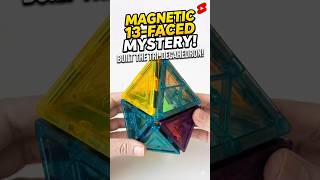 Create Tri-decahedron 😬 follow and learn 🪄😬#learning #magnetic #magnetictiles #magic #geometry #diy