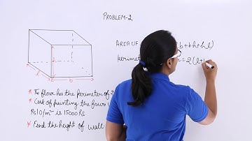 Class10th – Surface Area of Cuboid and Cube Problem-2 | Surface Area and Volumes | Tutorials Point