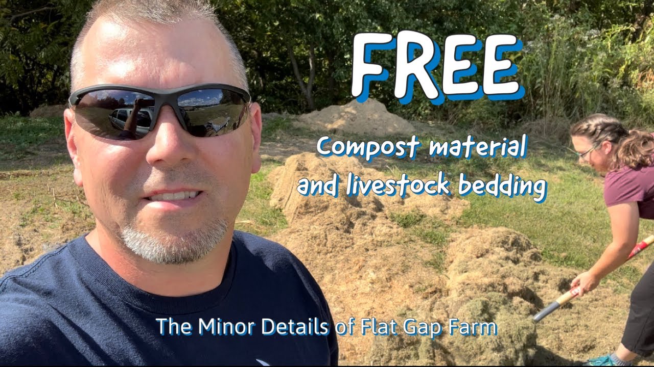 FREE compost material and livestock bedding YouTube