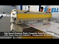 Acp panel  aluminum plastic composite panel extrusion line  jwell machinery