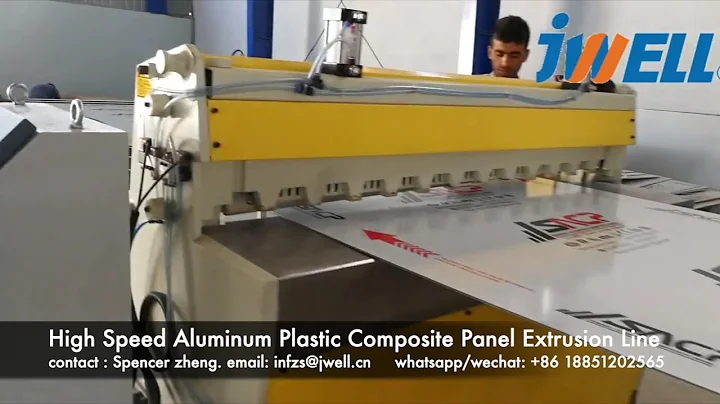 (ACP panel ) Aluminum Plastic Composite Panel Extrusion Line - Jwell Machinery - DayDayNews