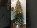 How To Hang Lights On Your Christmas Tree The Easy Way Go From Top To Bottom Zig Zag NOT Around 